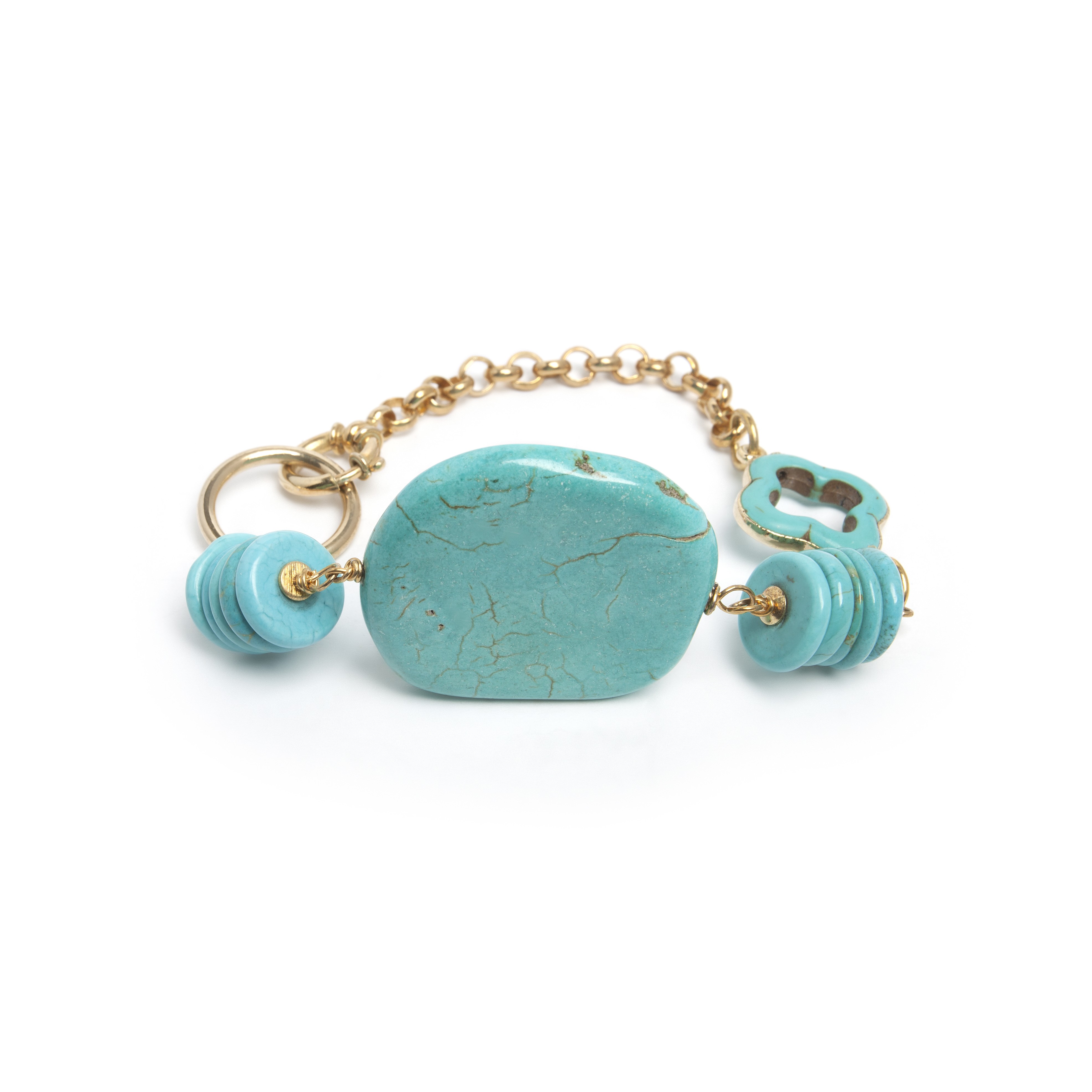 Silver bracelet with Turquoise
